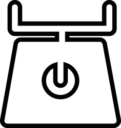 Grocery Weight Scale Sticker Svg Vector, Free Vectors File
